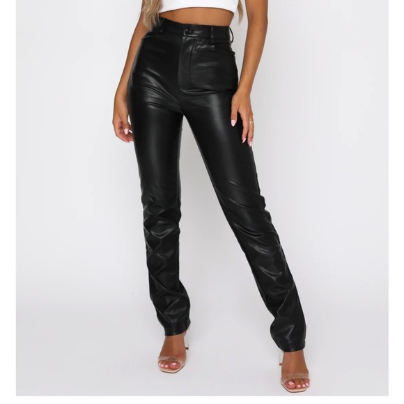 White Fox Boutique Pants - White Fox you’ve got it leather pants